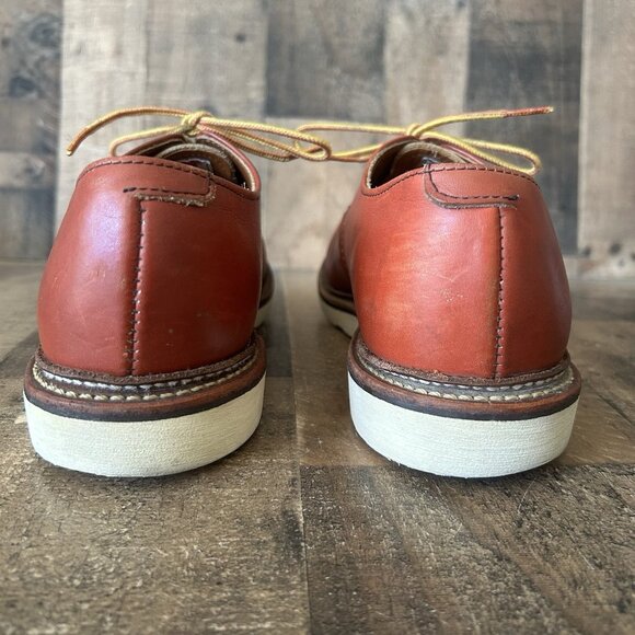 Red Wing 8103 Oro Russet Moc Toe Leather Work Boots Mens 9 D - Picture 8 of 12